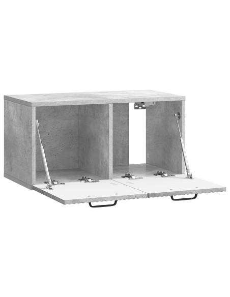 Mobile Porta TV da Muro Grigio Cemento 59,5 x 31 x 30 cm