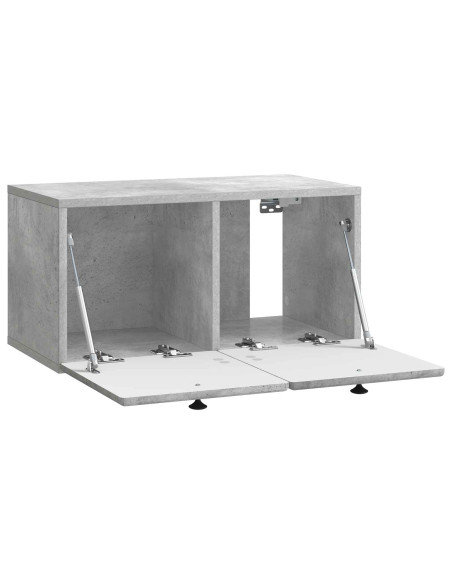 Mobile Porta TV da Muro Grigio Cemento 59,5 x 31 x 30 cm