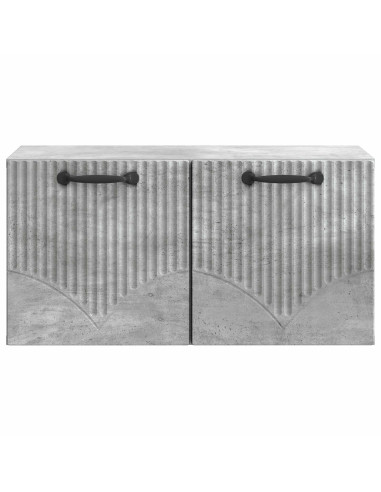 Mobile Porta TV da Muro Grigio Cemento 59,5 x 31 x 30 cm