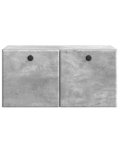 Mobile Porta TV da Muro Grigio Cemento 59,5 x 31 x 30 cm