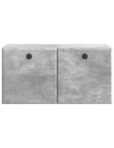 Mobile Porta TV da Muro Grigio Cemento 59,5 x 31 x 30 cm