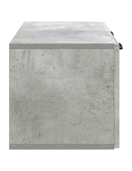 Mobile Porta TV da Muro Grigio Cemento 59,5 x 31 x 30 cm