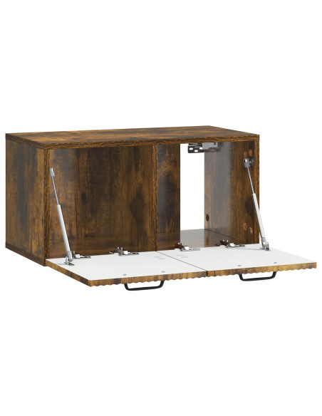 Mobile Porta TV da Muro Rovere Fumo 59,5 x 31 x 30 cm