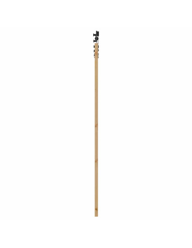 Porta scorrevole ORKDAL Naturale e Nero 93 x 202 cm