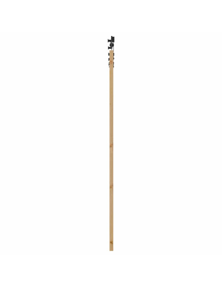 Porta scorrevole ORKDAL Naturale e Nero 93 x 202 cm