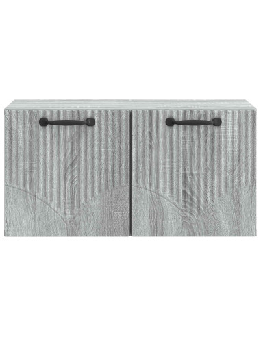 Mobile Porta TV da Muro Grigio Sonoma 59,5 x 31 x 30 cm