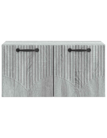 Mobile Porta TV da Muro Grigio Sonoma 59,5 x 31 x 30 cm