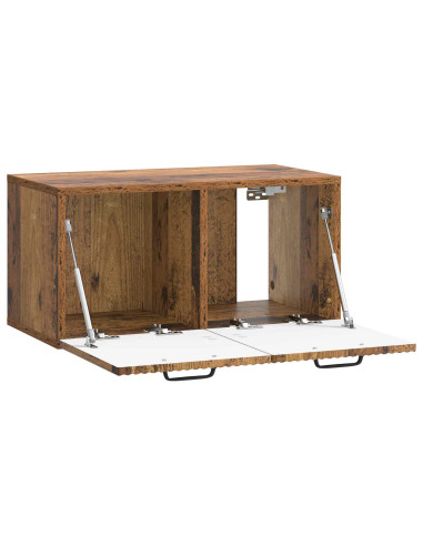 Mobile Porta TV da Muro Legno antico 59,5 x 31 x 30 cm