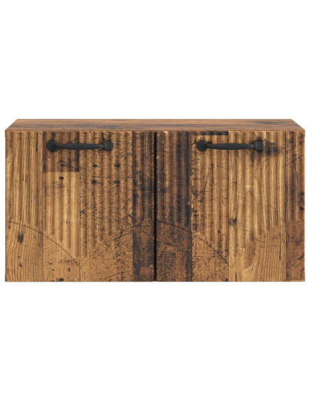 Mobile Porta TV da Muro Legno antico 59,5 x 31 x 30 cm