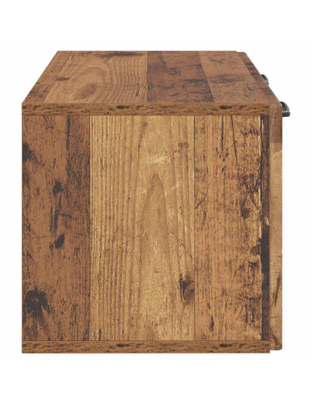 Mobile Porta TV da Muro Legno antico 59,5 x 31 x 30 cm