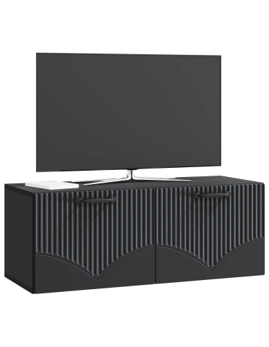 Mobile Porta TV da Muro Nero 78,5 x 31 x 30 cm