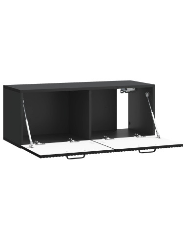 Mobile Porta TV da Muro Nero 78,5 x 31 x 30 cm