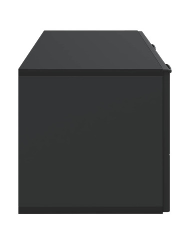 Mobile Porta TV da Muro Nero 78,5 x 31 x 30 cm