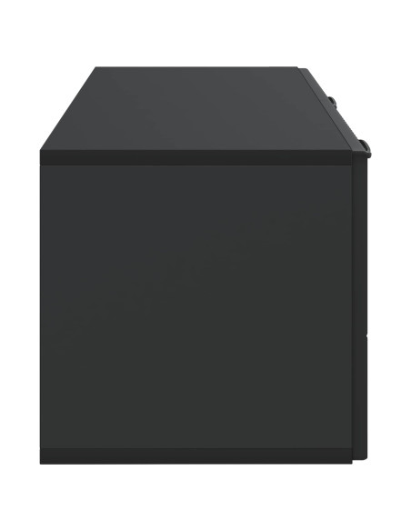 Mobile Porta TV da Muro Nero 78,5 x 31 x 30 cm