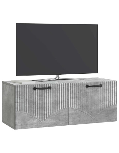 Mobile Porta TV da Muro Grigio Cemento 78,5 x 31 x 30 cm