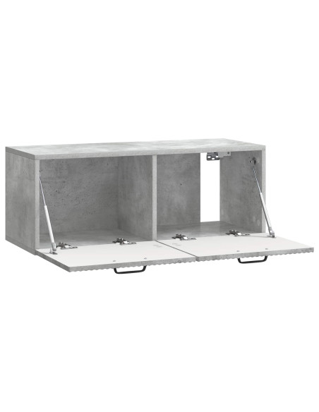 Mobile Porta TV da Muro Grigio Cemento 78,5 x 31 x 30 cm