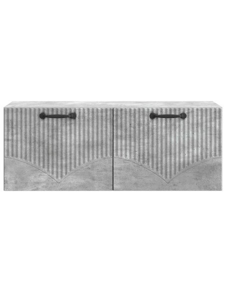 Mobile Porta TV da Muro Grigio Cemento 78,5 x 31 x 30 cm