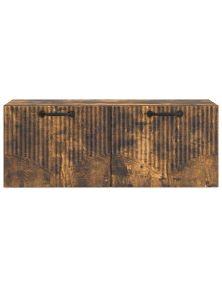 Mobile Porta TV da Muro Rovere Fumo 78,5 x 31 x 30 cm