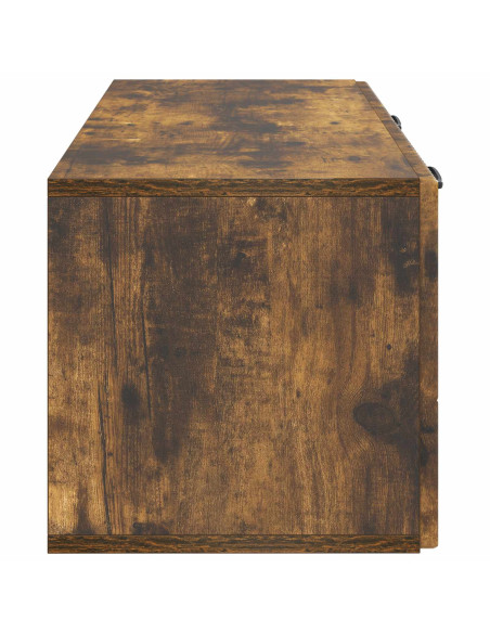 Mobile Porta TV da Muro Rovere Fumo 78,5 x 31 x 30 cm