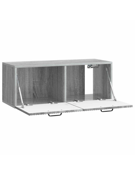 Mobile Porta TV da Muro Grigio Sonoma 78,5 x 31 x 30 cm