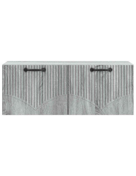 Mobile Porta TV da Muro Grigio Sonoma 78,5 x 31 x 30 cm