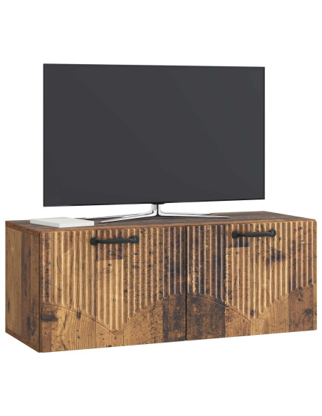 Mobile Porta TV da Muro Legno antico 78,5 x 31 x 30 cm