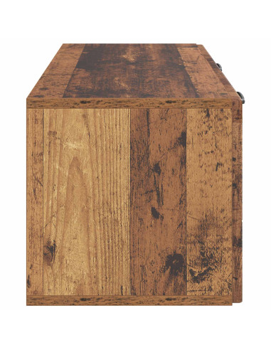 Mobile Porta TV da Muro Legno antico 78,5 x 31 x 30 cm