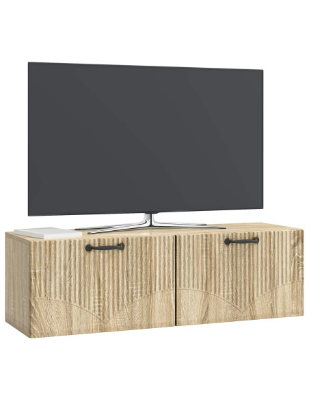 Mobile Porta TV da Muro Rovere Sonoma 98 x 31 x 30 cm