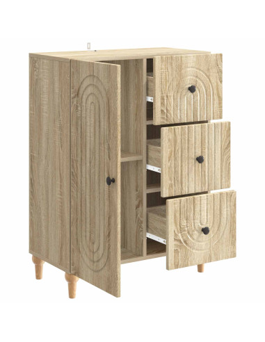 Credenza Rovere Sonoma 66 x 34,5 x 90 cm Legno ingegnerizzato