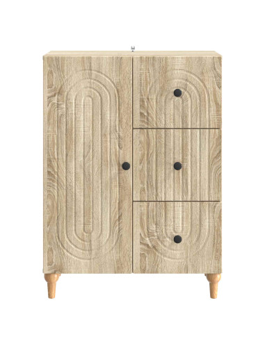 Credenza Rovere Sonoma 66 x 34,5 x 90 cm Legno ingegnerizzato