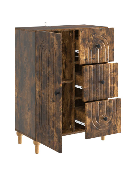Credenza Rovere Fumo 66 x 34,5 x 90 cm Legno ingegnerizzato