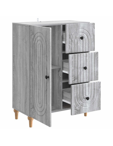 Credenza Grigio Sonoma 66 x 34,5 x 90 cm Legno ingegnerizzato