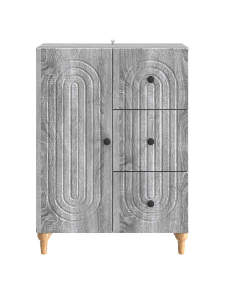 Credenza Grigio Sonoma 66 x 34,5 x 90 cm Legno ingegnerizzato