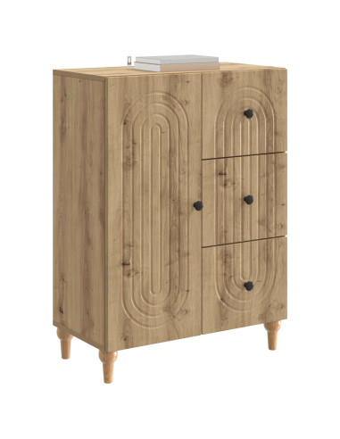 Credenza con cassetto Rovere Artigianale 66 x 34,5 x 90 cm