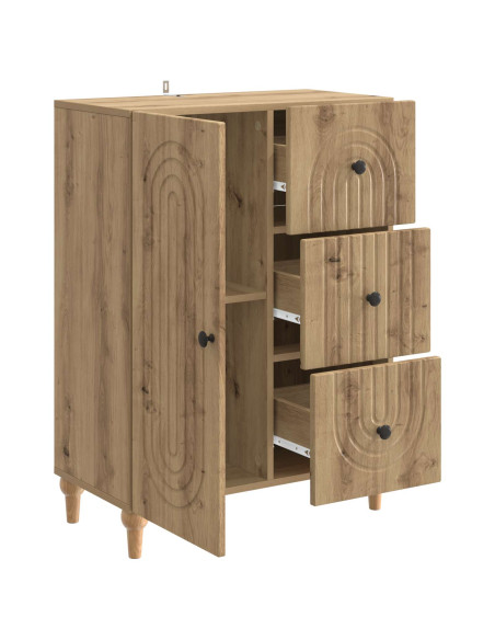 Credenza con cassetto Rovere Artigianale 66 x 34,5 x 90 cm