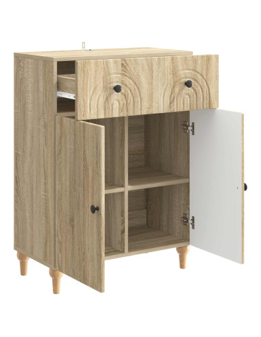 Credenza Rovere Sonoma 66 x 34,5 x 90 cm Legno ingegnerizzato