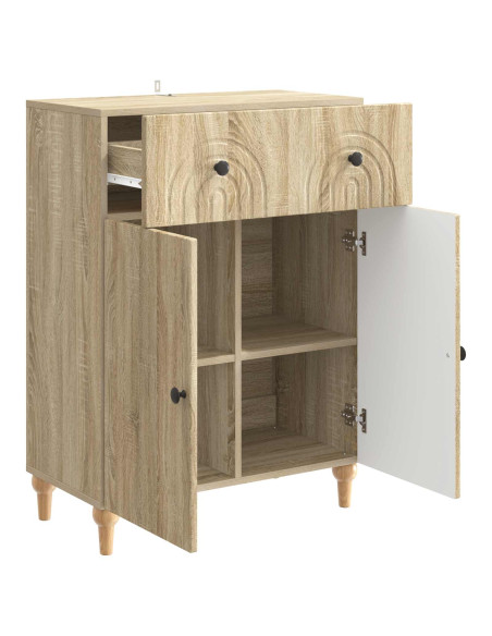 Credenza Rovere Sonoma 66 x 34,5 x 90 cm Legno ingegnerizzato