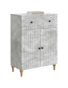 Credenza Grigio Cemento 66 x 34,5 x 90 cm Legno ingegnerizzato 2