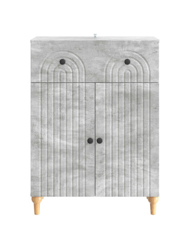Credenza Grigio Cemento 66 x 34,5 x 90 cm Legno ingegnerizzato