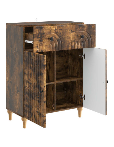 Credenza Rovere Fumo 66 x 34,5 x 90 cm Legno ingegnerizzato