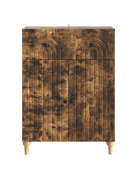 Credenza Rovere Fumo 66 x 34,5 x 90 cm Legno ingegnerizzato