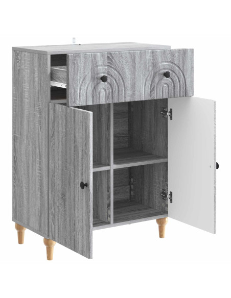Credenza Grigio Sonoma 66 x 34,5 x 90 cm Legno ingegnerizzato