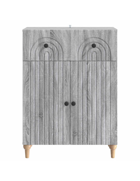 Credenza Grigio Sonoma 66 x 34,5 x 90 cm Legno ingegnerizzato
