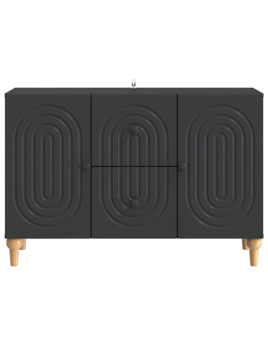 Mobile TV Nero 89 x 34,5 x 60 cm Legno ingegnerizzato