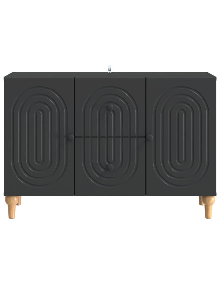 Mobile TV Nero 89 x 34,5 x 60 cm Legno ingegnerizzato