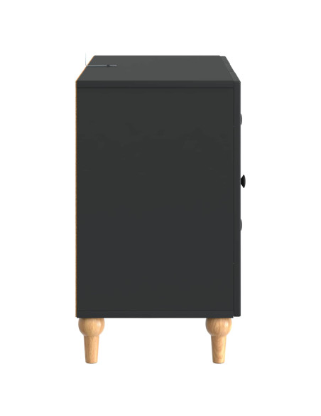 Mobile TV Nero 89 x 34,5 x 60 cm Legno ingegnerizzato