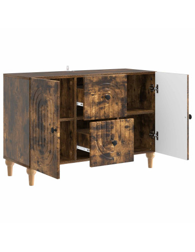 Mobile TV Rovere Fumo 89 x 34,5 x 60 cm Legno ingegnerizzato