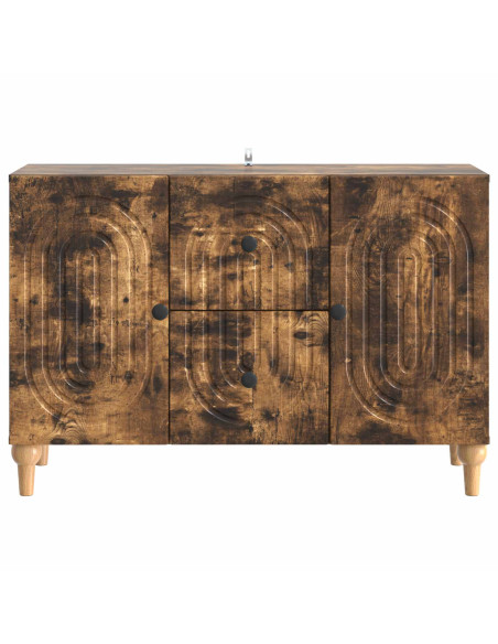 Mobile TV Rovere Fumo 89 x 34,5 x 60 cm Legno ingegnerizzato
