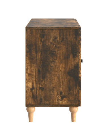 Mobile TV Rovere Fumo 89 x 34,5 x 60 cm Legno ingegnerizzato