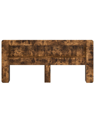 Testata del letto Rovere Fumo Legno ingegnerizzato